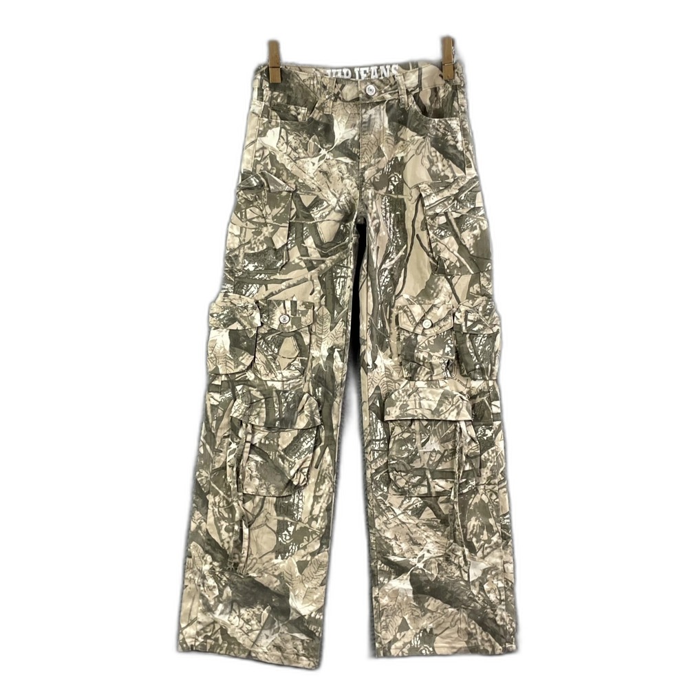 VIP Jeans Cargo Pants Womens 5/27 Camouflage Stretch Skate Streetwear Outdoor